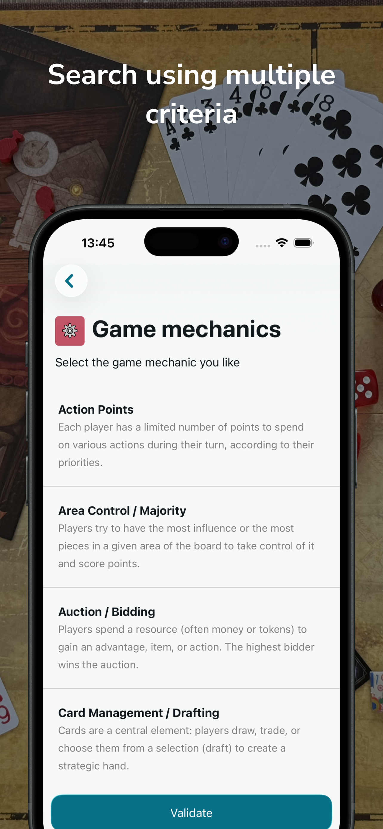 Game mechanics