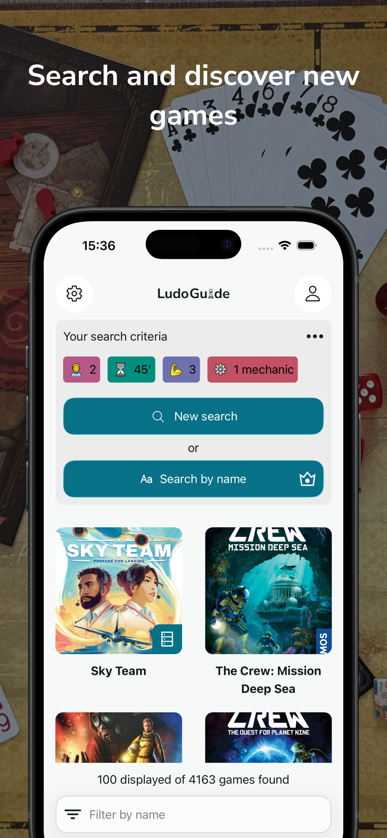 Search by criteria